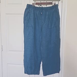 Athleta Cabo Linen Pants, size 18
